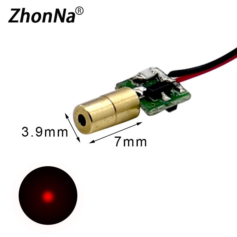 Industrial Laser Line Module - 650nm 5MW โมดูลเลเซอร์เดี่ยวการฉายรังสีเกรดอุตสาหกรรมตำแหน่งและเล็งเลเซอร์หัว Circuit Board 2.1-3V
