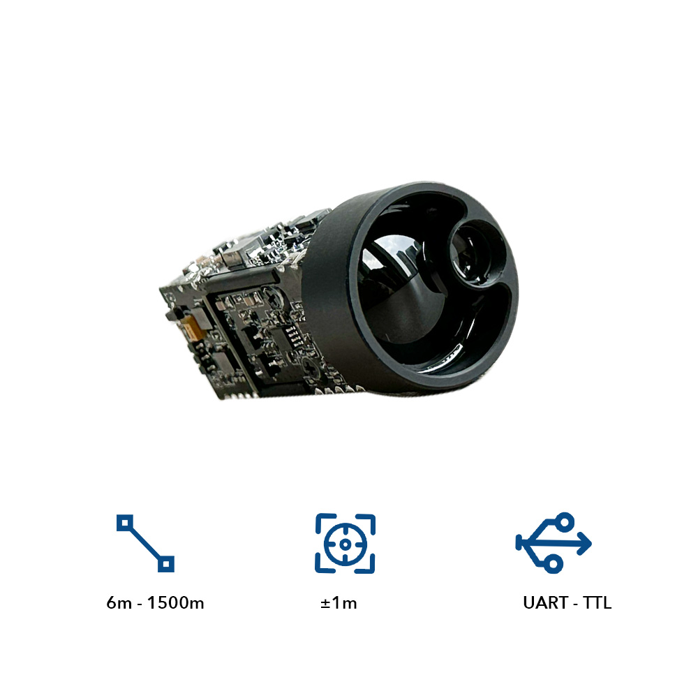 Industrial Laser Measurement - โมดูลวัดระยะด้วยเลเซอร์เกรดอุตสาหกรรม 1000 ม. โมดูลหลักสำหรับการวัดระยะทางเพื่อการตรวจสอบความปลอดภัยทางรถไฟ