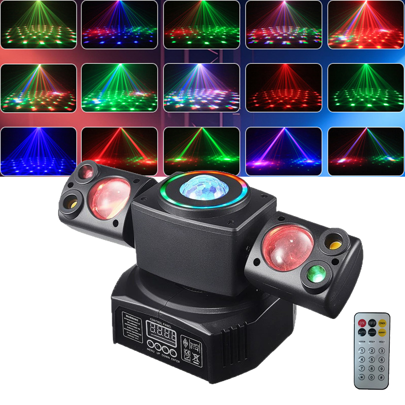 Laser Power Supply 60W - ไฟเลเซอร์ DMX สีสันสดใส ไฟสโตรบ ไฟหัวขยับ พร้อมรีโมทคอนโทรล
