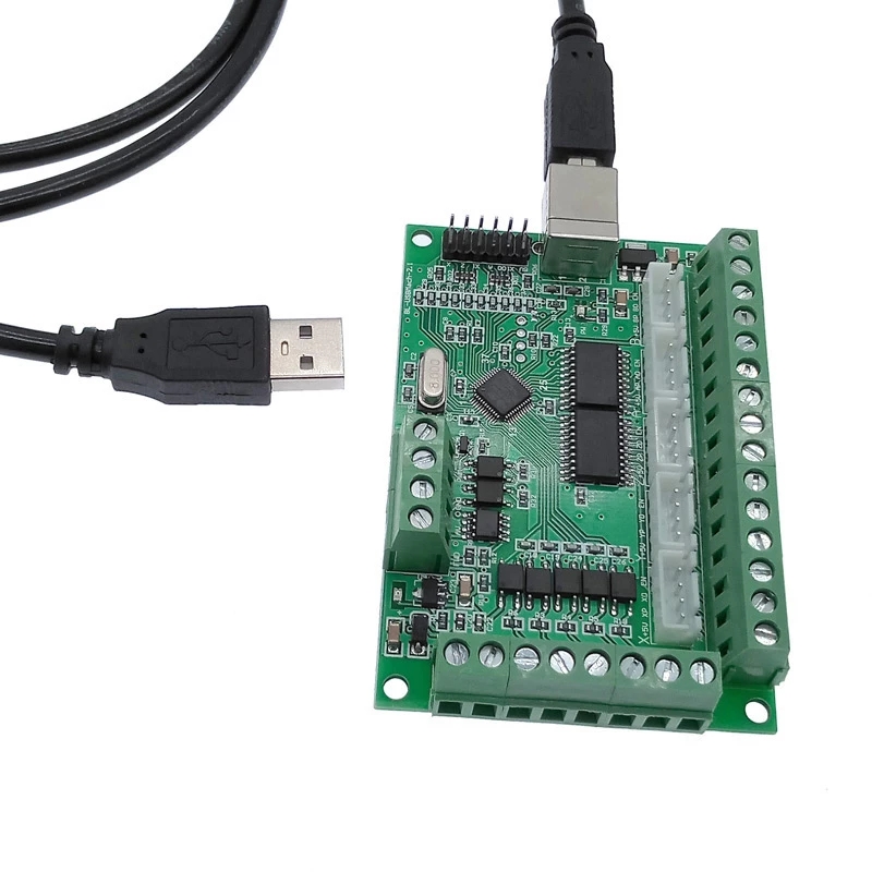 Breakout Board Mach3 - บอร์ดควบคุมมอเตอร์ 5 แกน Mach3 บอร์ดเชื่อมต่ออินเทอร์เฟซ บอร์ดเบรกเอาท์