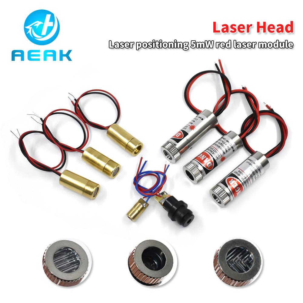 Industrial Laser Line Module - คุณภาพสูงเลเซอร์สายสีแดง5MW 650nm ปรับโฟกัสเลเซอร์5V เกรดอุตสาหกรรม P0.05