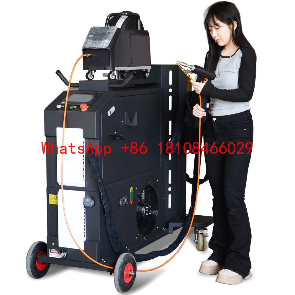 Industrial Laser Welder - เครื่องเชื่อมเลเซอร์ไฟเบอร์แบบระบายความร้อนด้วยน้ำ 3000W สำหรับงานหนัก สำหรับการผลิตในอุตสาหกรรม เครื่องเชื่อมโลหะแบบมือถือ CNC
