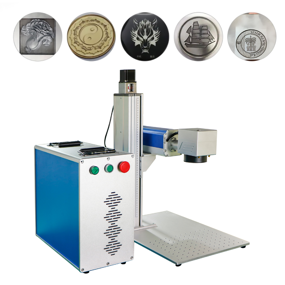 Industrial Laser Marking - เครื่องแกะสลักเลเซอร์ไฟเบอร์ Raycus 2.5D สำหรับงานแกะสลักลึกแบบนูน สำหรับการสลักอุตสาหกรรมบนโลหะ พลาสติก