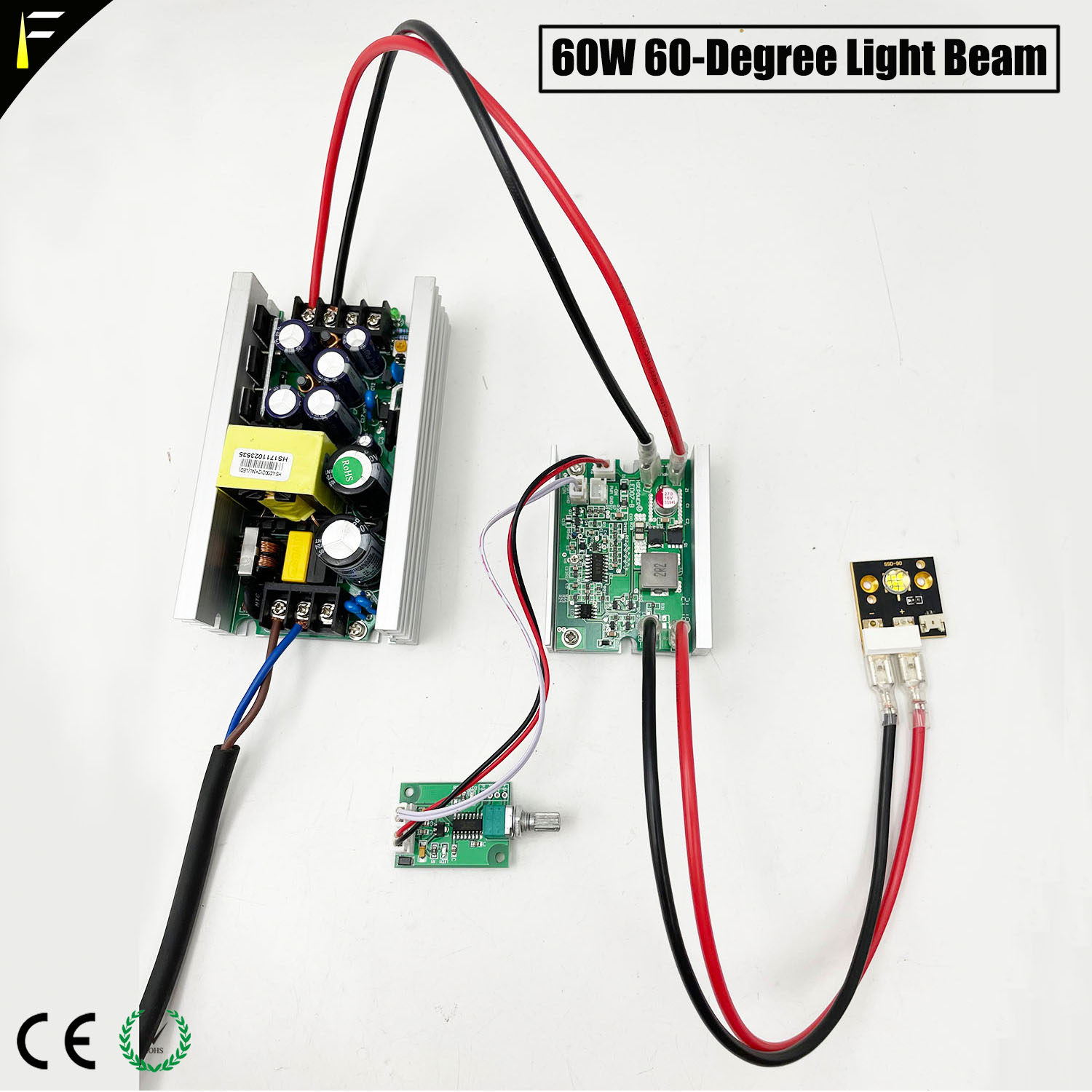 Laser Power Supply 60W - CBT CST90 SST CST-90-W-65 Lumins 60W