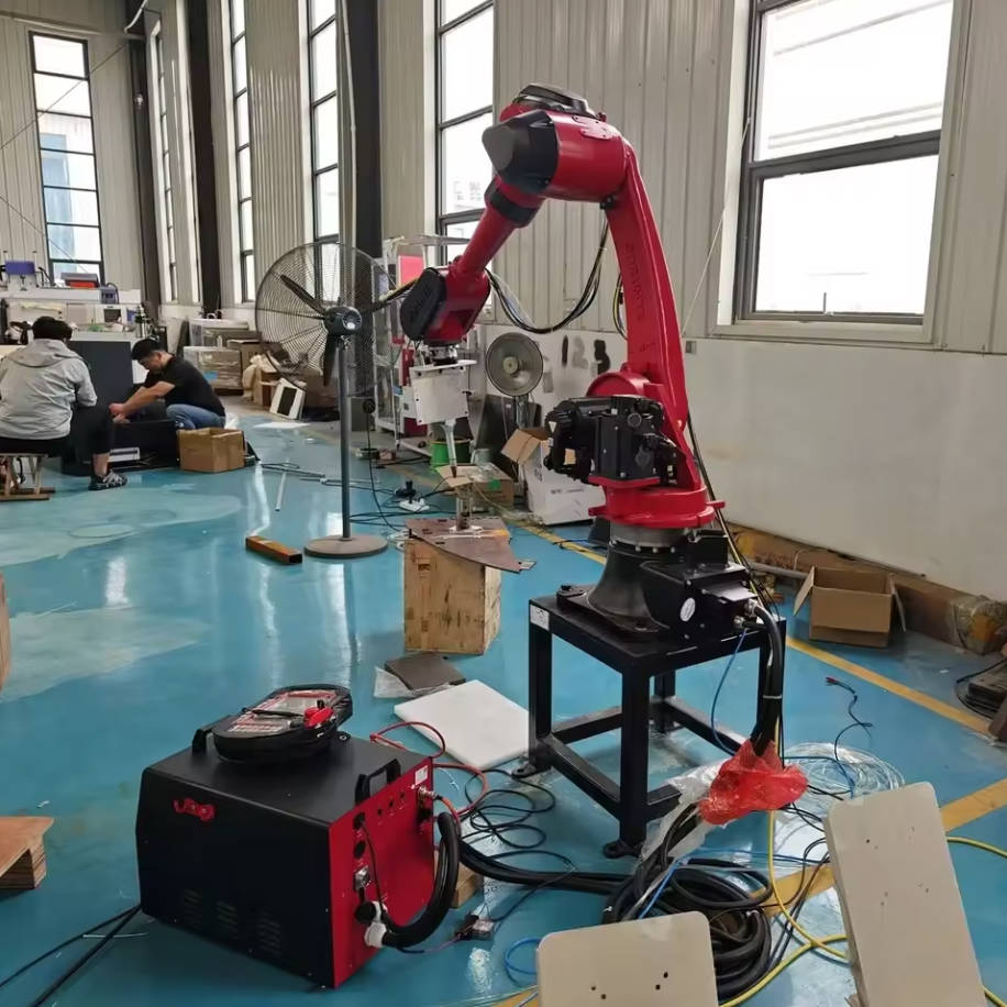 Industrial Laser Welder - ราคาที่ดีที่สุดอุตสาหกรรมอัตโนมัติเต็มรูปแบบแขนหุ่นยนต์ 6 แกน CNC ไฟเบอร์เลเซอร์ TIG