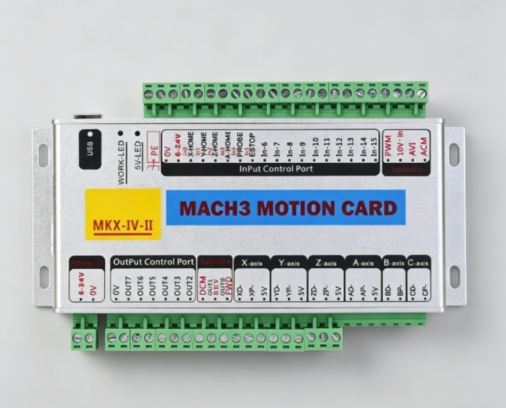 Breakout Board Mach3 - MK4-IV การ์ดโมชั่น USB 4 แกน 2MHz