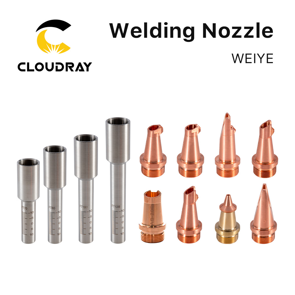 Industrial Laser Welder - Cloudray WEIYE มือถือเลเซอร์เชื่อมหัวฉีด Mount Thread สําหรับ