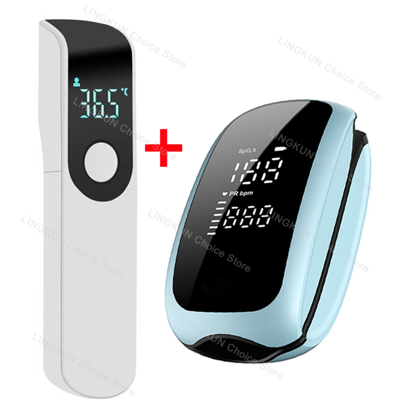 Industrial Laser Temperature - เครื่องวัดอุณหภูมิไข้อินฟราเรด Oximeter แบบชาร์จไฟได้ดิจิตอล LCD ทารกผู้ใหญ่แบบไม่สัมผัสเลเซอร์อุณหภูมิร่างกายเครื่องวัดอุณหภูมิหู