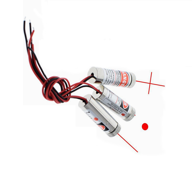 Industrial Laser Line Module - คุณภาพสูงสายสีแดงเลเซอร์โมดูล 5mW 650nm โฟกัสปรับเลเซอร์ 5V เกรดอุตสาหกรรม