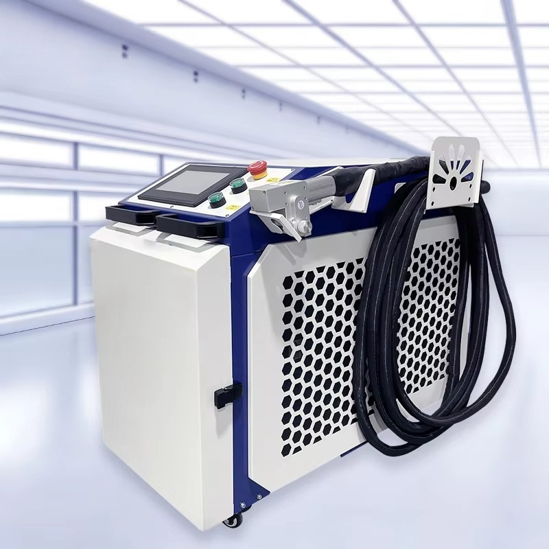 Industrial Laser Rust Removal Machine - เครื่องทำความสะอาดด้วยเลเซอร์แบบพกพา 200W 2000W เครื่องกำจัดสนิมด้วยเลเซอร์แบบมือถือ เครื่องทำความสะอาดเลเซอร์สำหรับอุตสาหกรรมพร้อมล้อ