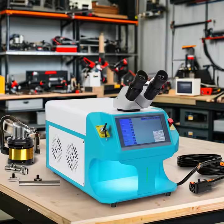 Industrial Yag Laser - เครื่องเชื่อมเลเซอร์ YAG ขนาดเล็ก 150W สำหรับงานตั้งโต๊ะ สภาพใหม่
