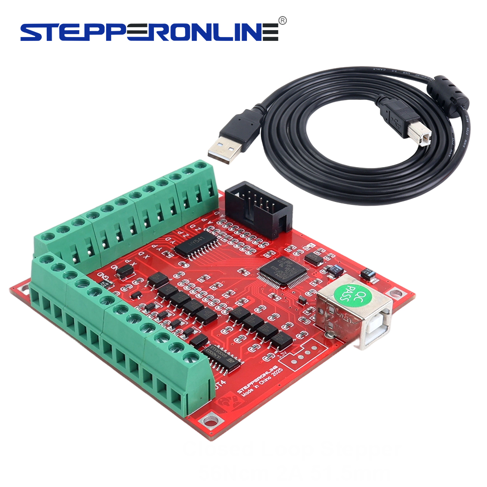 Breakout Board Mach3 - 4 แกน USB CNC Breakout Board