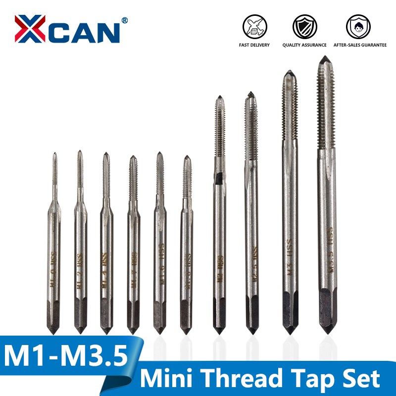Cnc Router Bit - XCAN เมตริกเกลียว6/10Pcs M1 M1.2 M1.4 M1.6