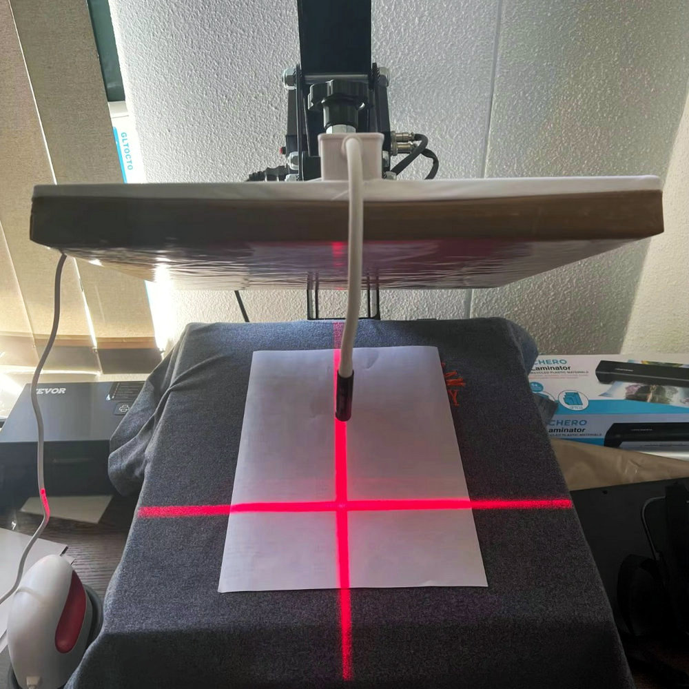 Industrial Laser Light - ชุดอุปกรณ์ระบุตำแหน่งงานเย็บผ้าด้วยแสงเลเซอร์ USB สำหรับพิมพ์ DTF และ DTG