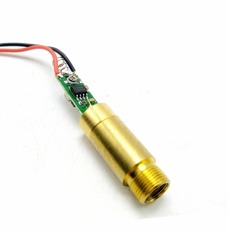 Industrial Laser Line Module - อุตสาหกรรม/ห้องปฏิบัติการ 30 มิลลิวัตต์ 532 นาโนเมตรโมดูลเลเซอร์ไดโอดจุดสีเขียว 3.7-4.2V