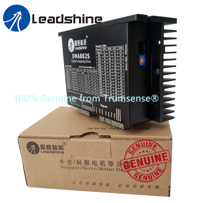 Breakout Board Mach3 - ไดรฟ์มอเตอร์สเต็ปเปอร์ดิจิตอล Leadshine ของแท้ รุ่น DMA882S พร้อมพัดลม
