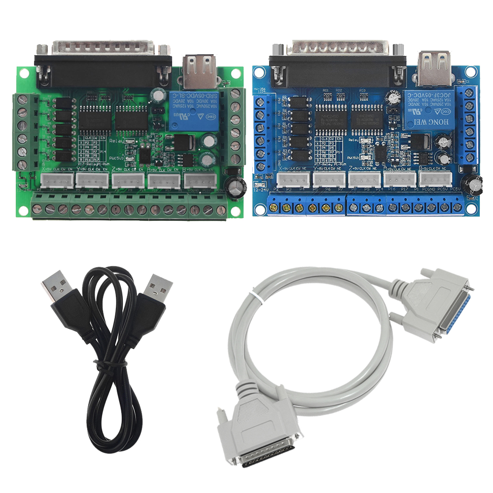 Breakout Board Mach3 - สาย MACH3 CNC แบบขนาน5แกน CNC Breakout