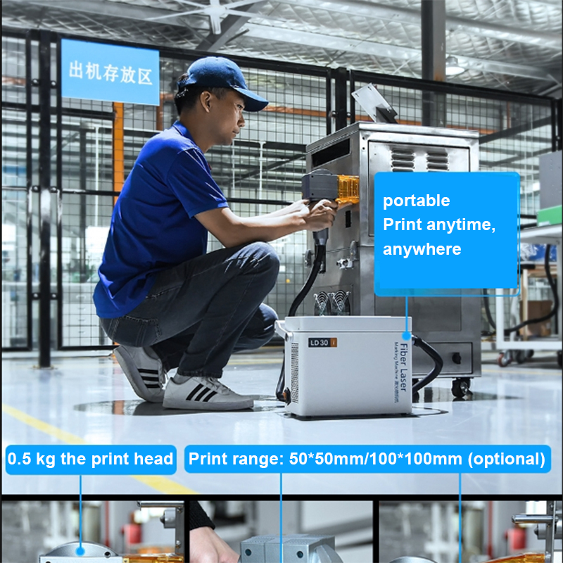 เครื่องพิมพ์เลเซอร์แบบมือถืออั - Industrial Laser Printing Machine บทวิจารณ์และราคา