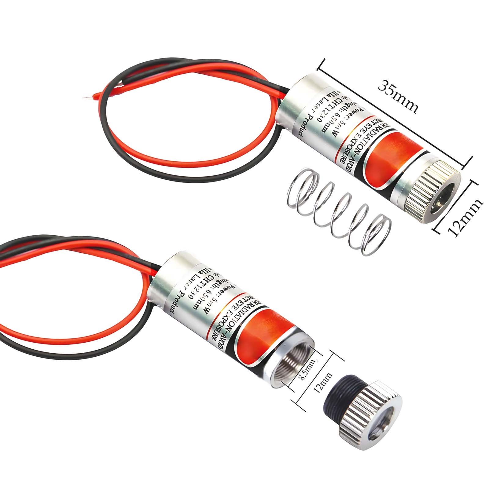 650nm เลเซอร์ชี้/เส้น/กากบาทเส - Industrial Laser Line Module บทวิจารณ์และราคา