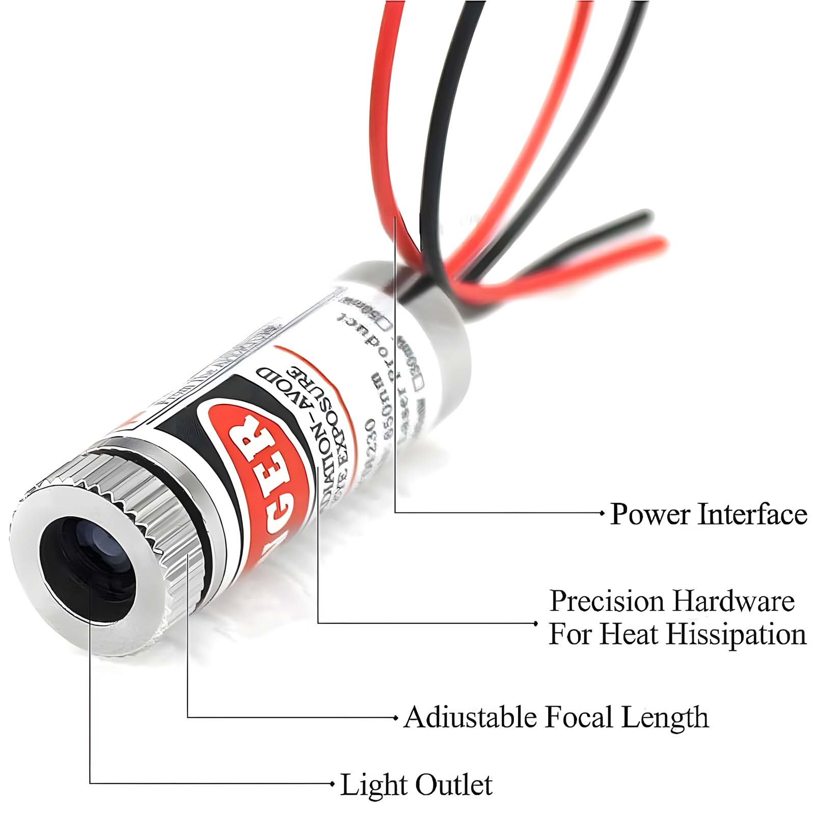 650nm เลเซอร์ชี้/เส้น/กากบาทเส - Industrial Laser Line Module บทวิจารณ์และราคา