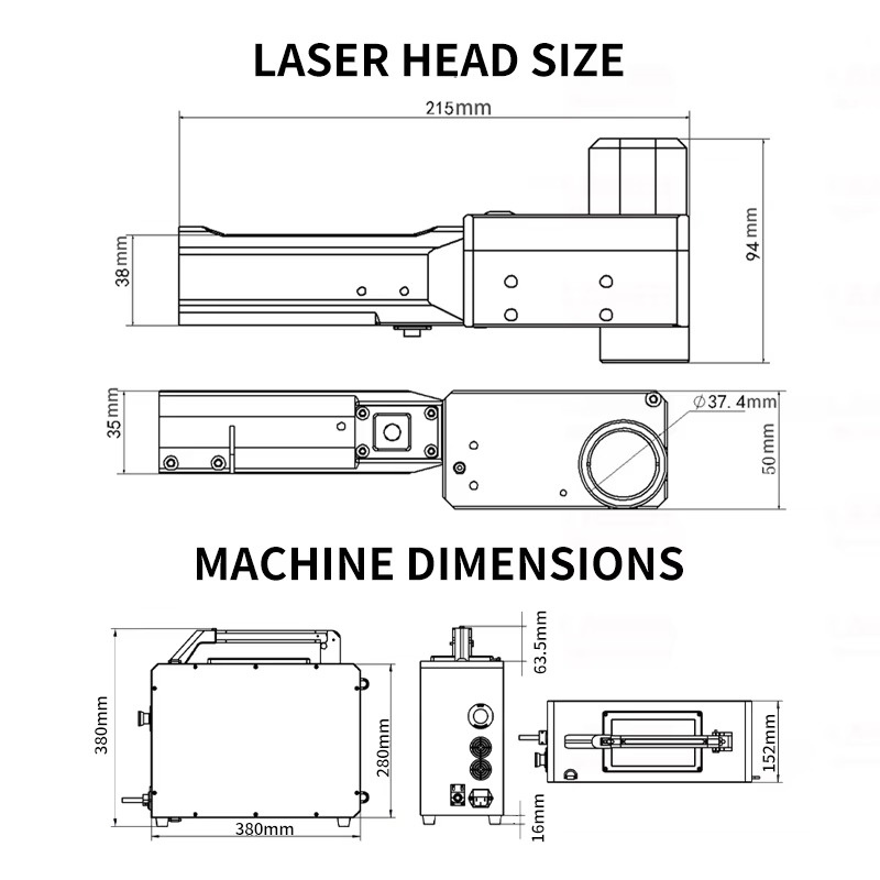 เครื่องทำความสะอาดเลเซอร์แบบพก - Industrial Laser Rust Removal Machine บทวิจารณ์และราคา