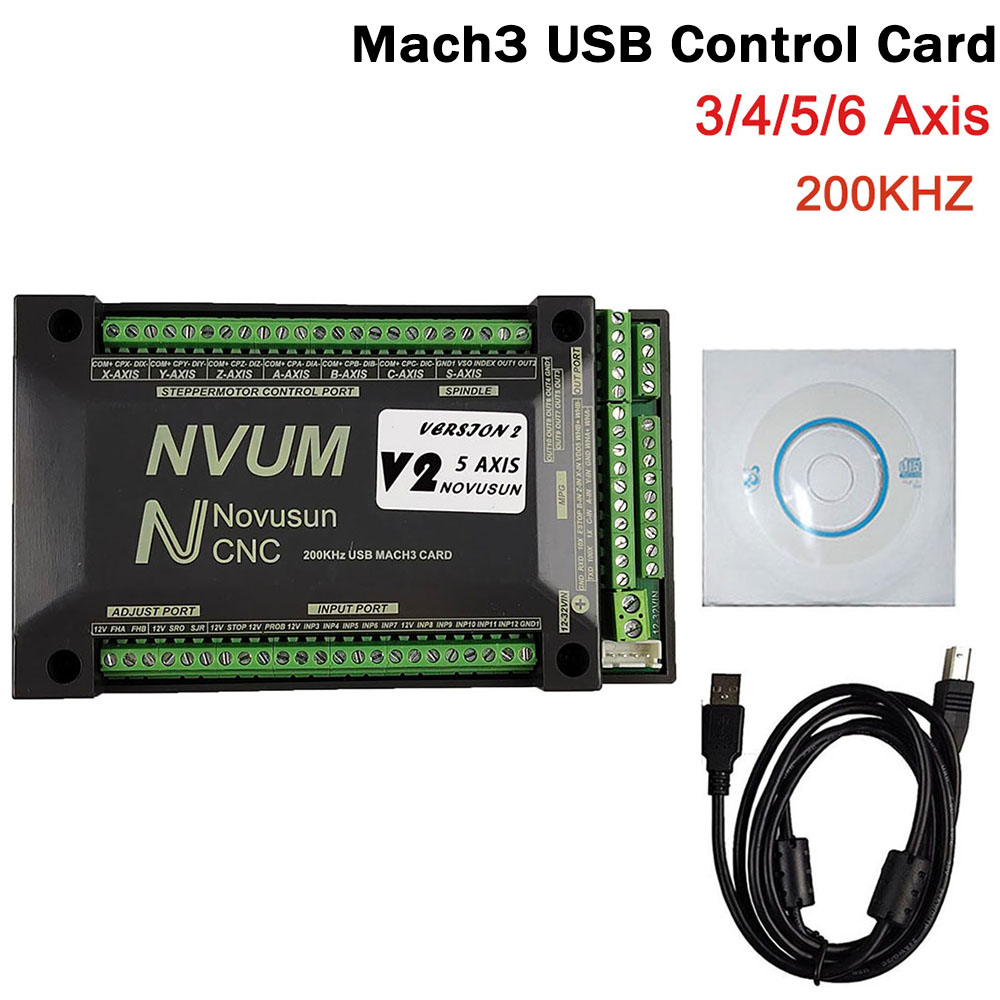 การ์ดควบคุมการเคลื่อนที่ NVUM  - Breakout Board Mach3 บทวิจารณ์และราคา
