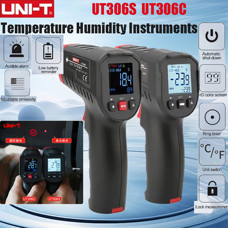 UNI-T UT306S UT306C เครื่องวัด - Industrial Laser Temperature บทวิจารณ์และราคา