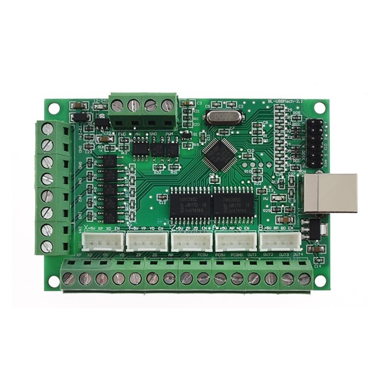 บอร์ดควบคุมมอเตอร์ 5 แกน Mach3 - Breakout Board Mach3 บทวิจารณ์และราคา