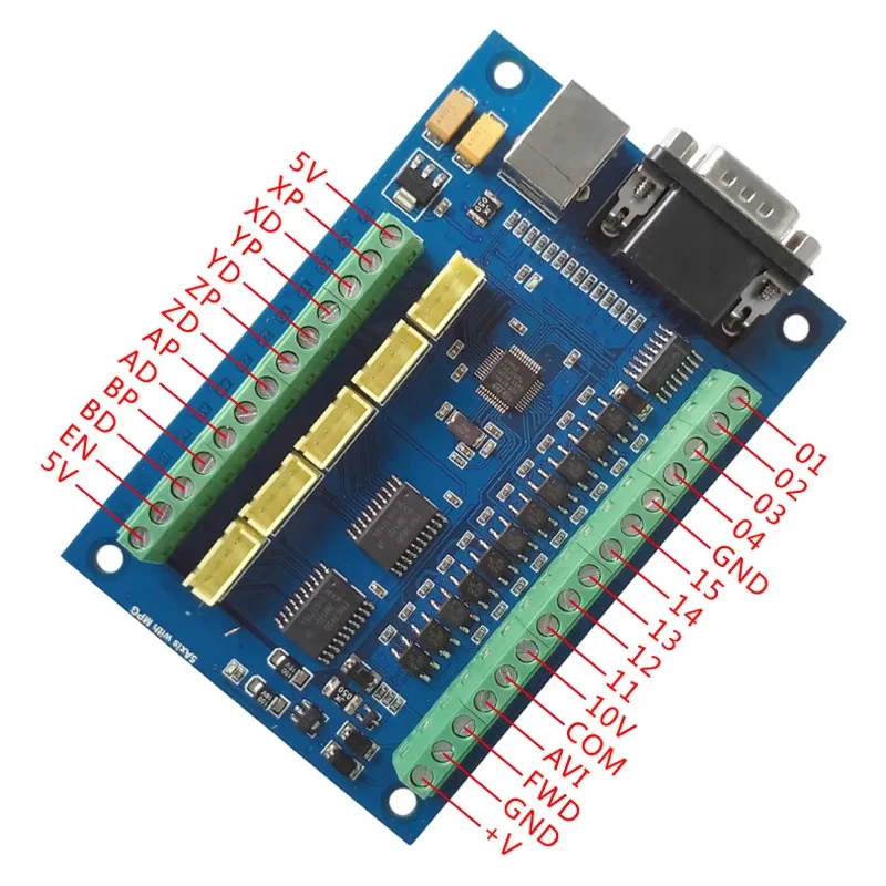 CNC MACH3 USB 5 แกน 100KHz USB - Breakout Board Mach3 บทวิจารณ์และราคา