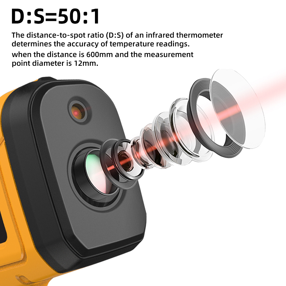 BSIDE -50 ~ 1400C เครื่องวัดอุ - Industrial Laser Temperature บทวิจารณ์และราคา