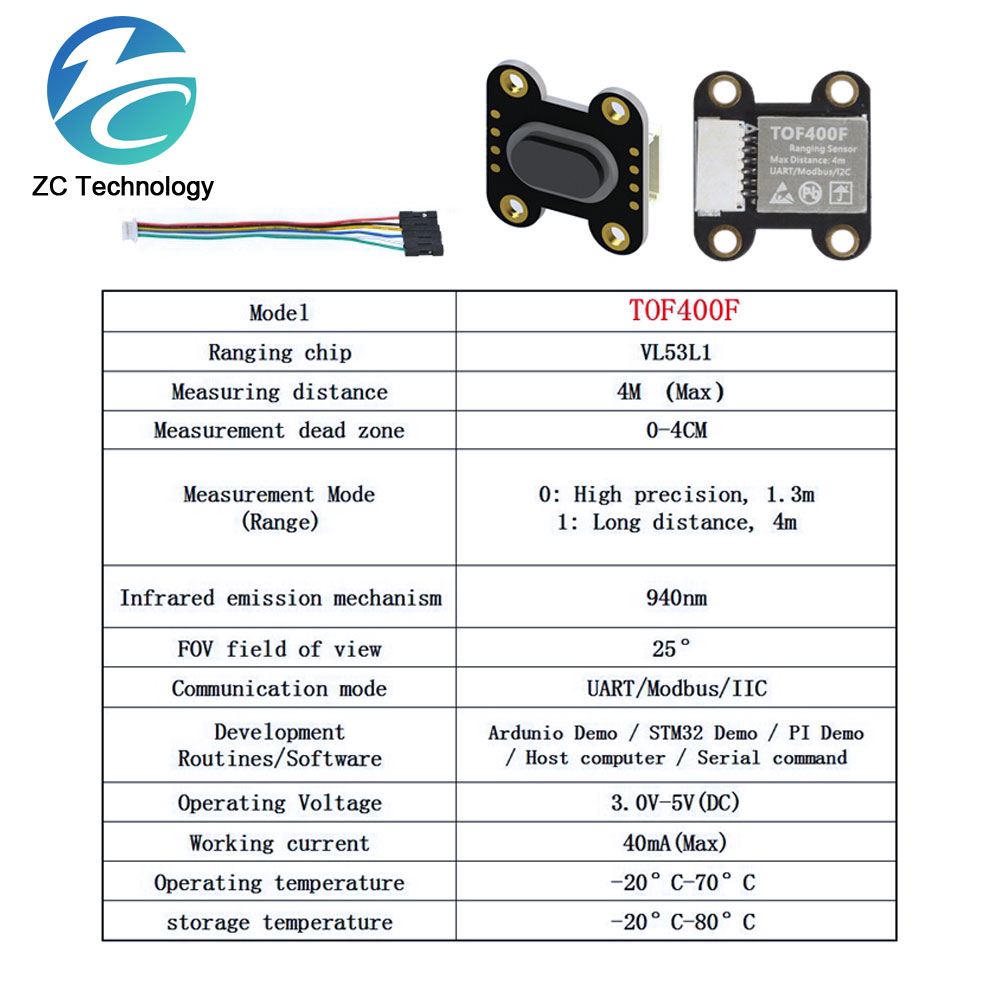 VL6180/VL53L0/VL53L1 Time-of-F - Industrial Laser Measurement บทวิจารณ์และราคา