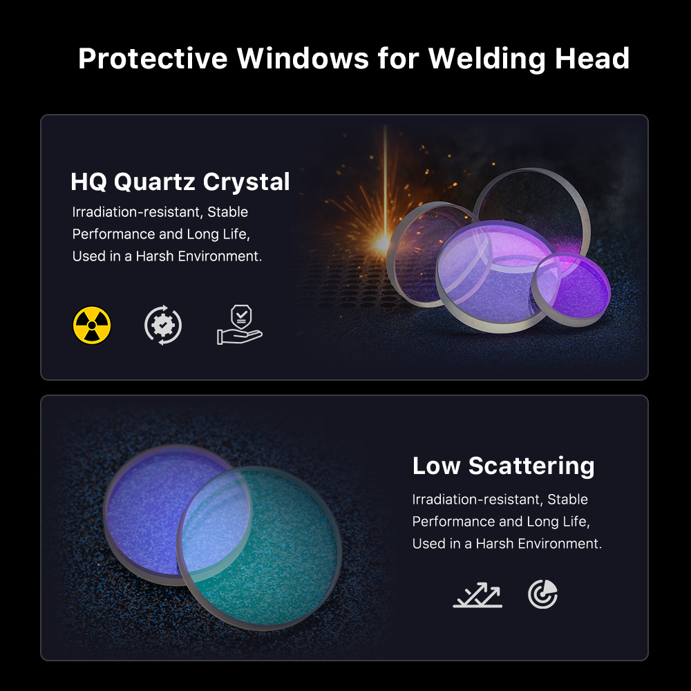 1/10/50/100PCS Fused Silica ป้ - Industrial Laser Welder บทวิจารณ์และราคา