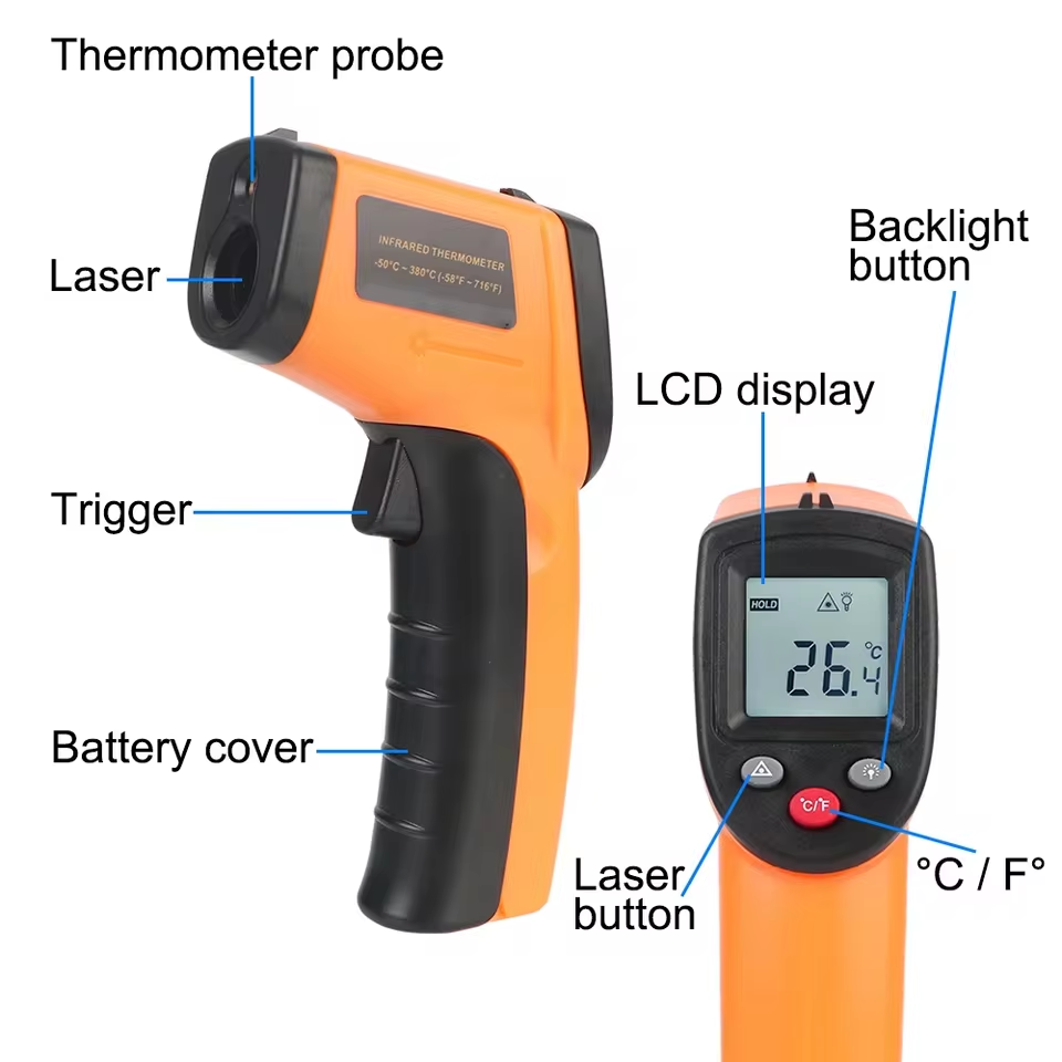 ใหม่ T600 T600A เครื่องวัดอุณห - Industrial Laser Temperature บทวิจารณ์และราคา
