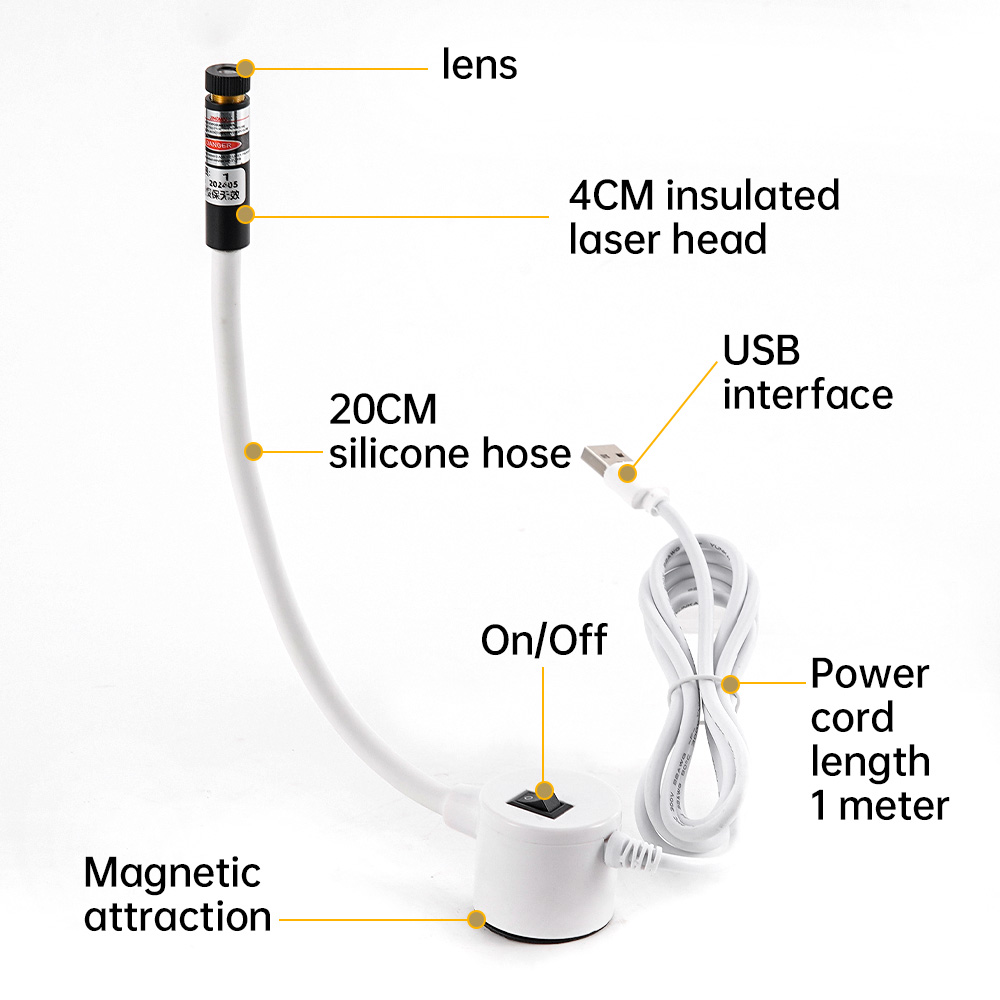 USB ขับเคลื่อนแสงเลเซอร์สีแดงเ - Industrial Laser Light บทวิจารณ์และราคา