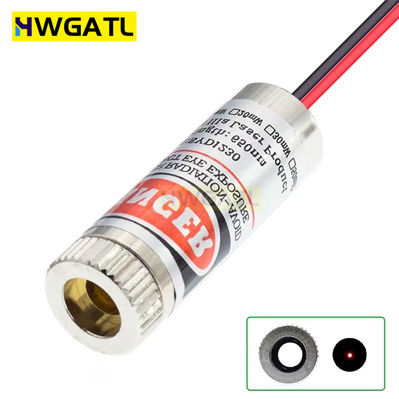 650nm 5mW จุดสีแดง/สาย/โมดูลเล - Industrial Laser Line Module บทวิจารณ์และราคา