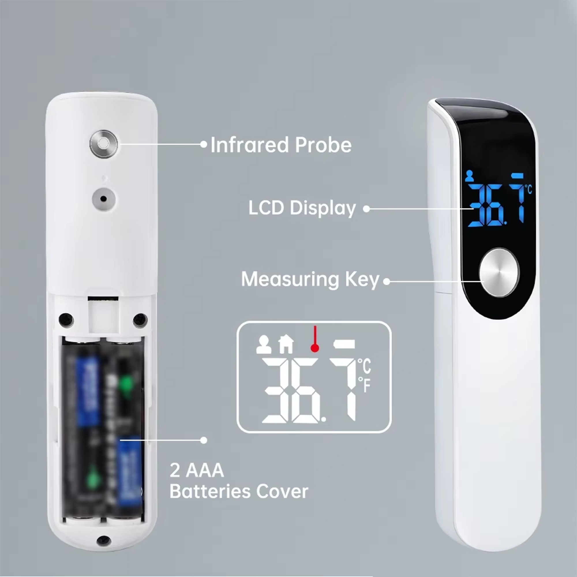เครื่องวัดอุณหภูมิไข้อินฟราเรด - Industrial Laser Temperature บทวิจารณ์และราคา