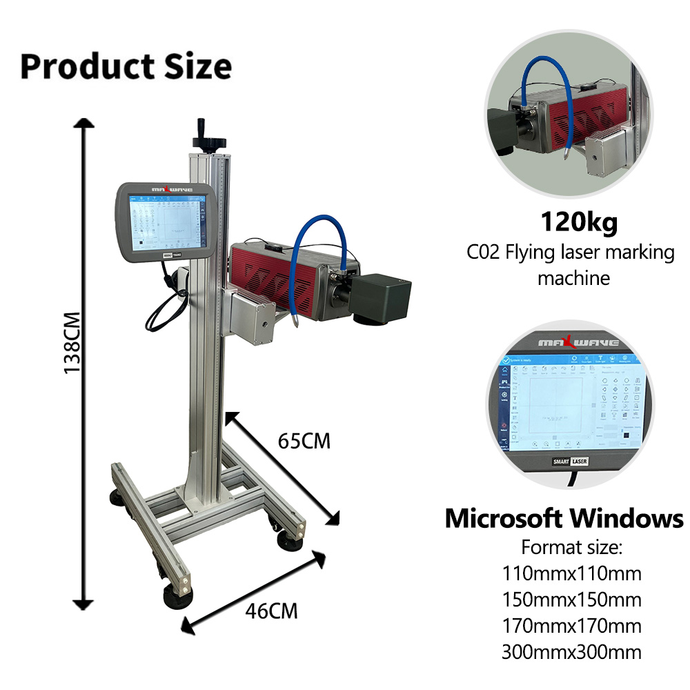 เครื่องเลเซอร์มาร์กกิ้ง CO2 อเ - Industrial Laser Printing Machine บทวิจารณ์และราคา
