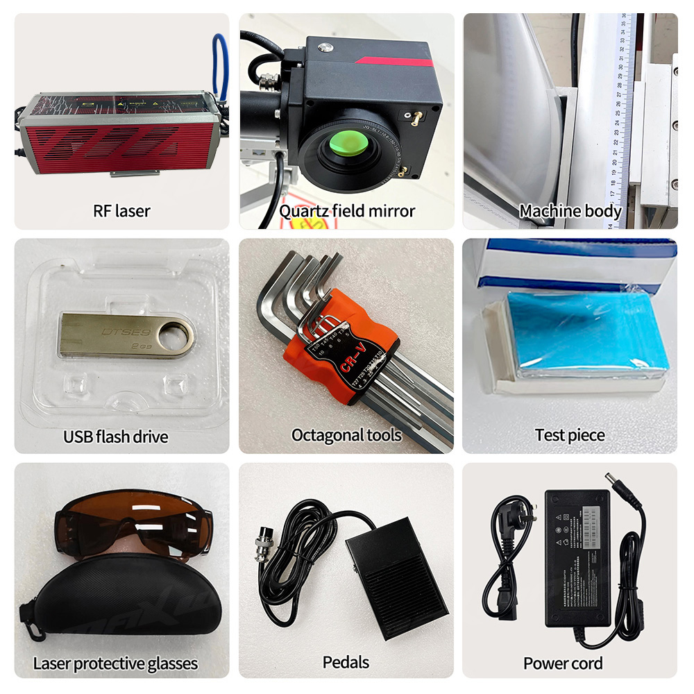 เครื่องเลเซอร์มาร์กกิ้ง CO2 อเ - Industrial Laser Printing Machine บทวิจารณ์และราคา