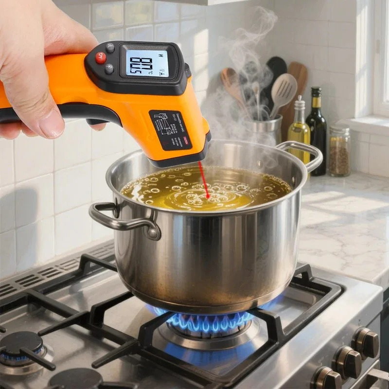 เครื่องวัดอุณหภูมิอินฟราเรดแบบ - Industrial Use Of Laser บทวิจารณ์และราคา