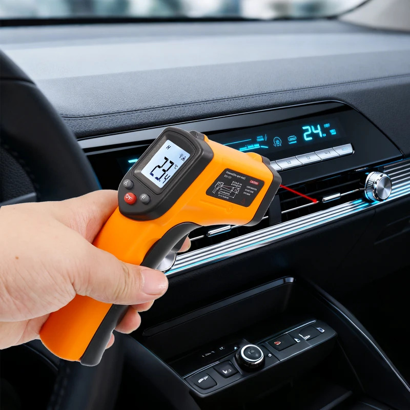เครื่องวัดอุณหภูมิอินฟราเรดแบบ - Industrial Use Of Laser บทวิจารณ์และราคา
