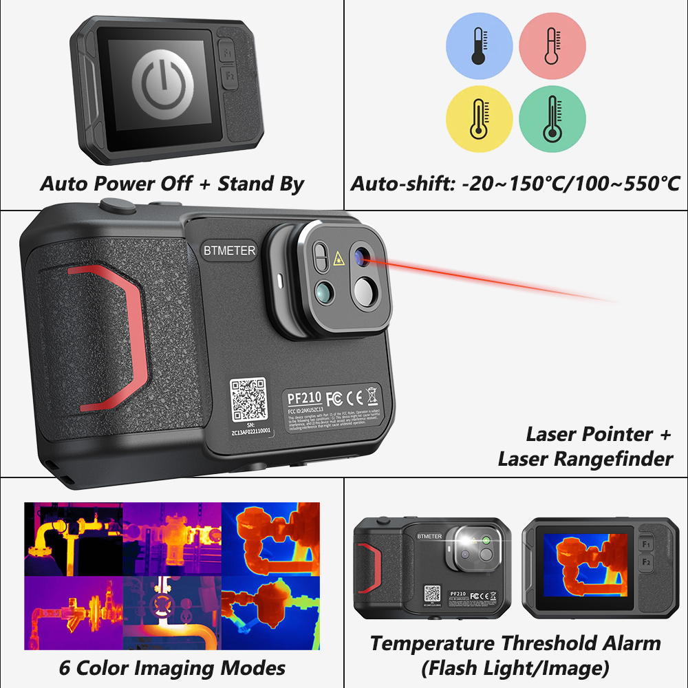 กล้องถ่ายภาพความร้อนแบบมือถือ  - Industrial Laser Measurement บทวิจารณ์และราคา